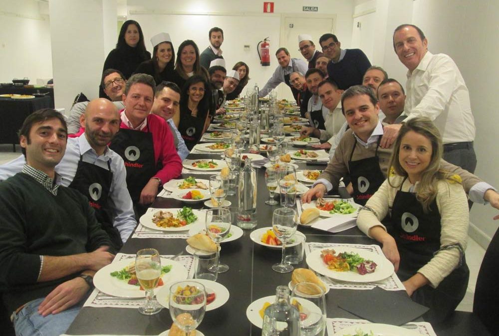 Organización de team-building para el departamento comercial y marketing de instalaciones de Schindler